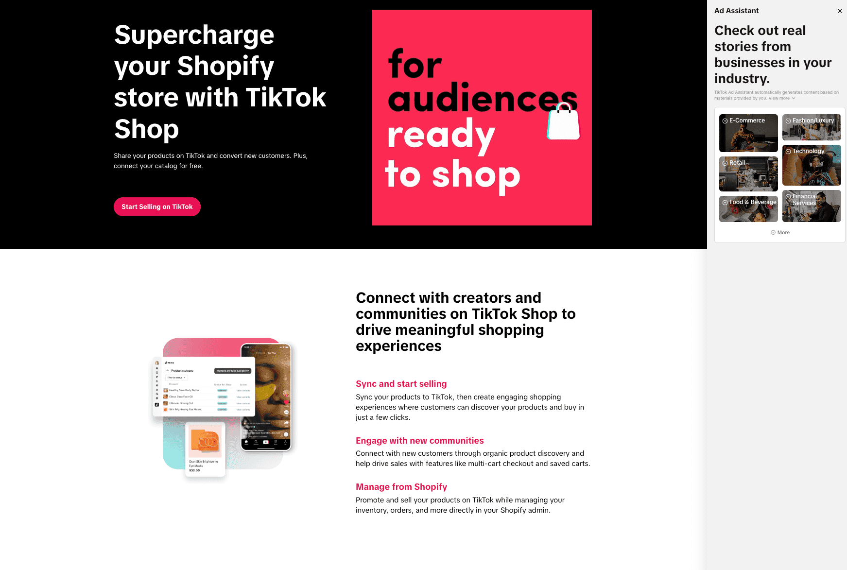 TikTok Shopify app - best free Shopify app, best Shopify app for increasing sales