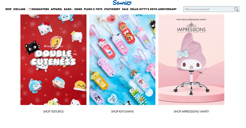 Top 10 Shopify stores, Hello Kitty by Sanrio