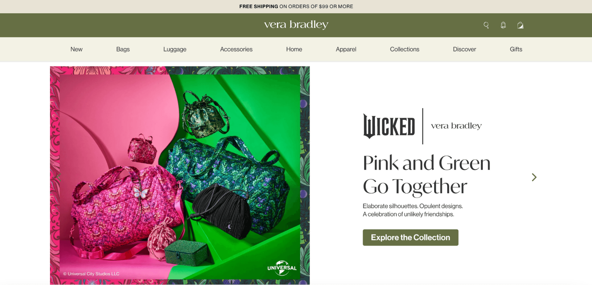 Vera Bradley Wicked collection example