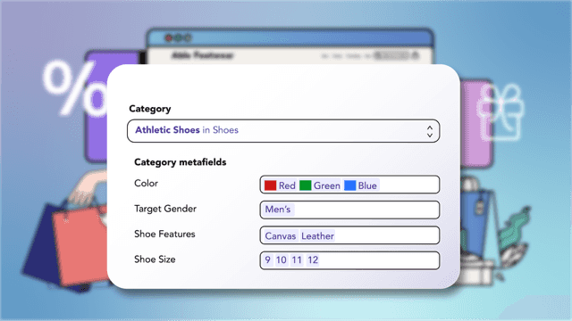 Shopify taxonomy: What it is and how to add category metafields